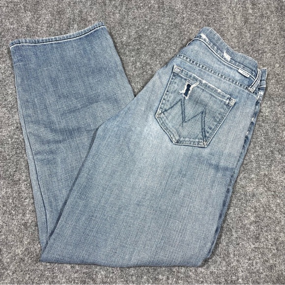 MOTHER Pretender Crop & Roll Jeans - Picture 1 of 7